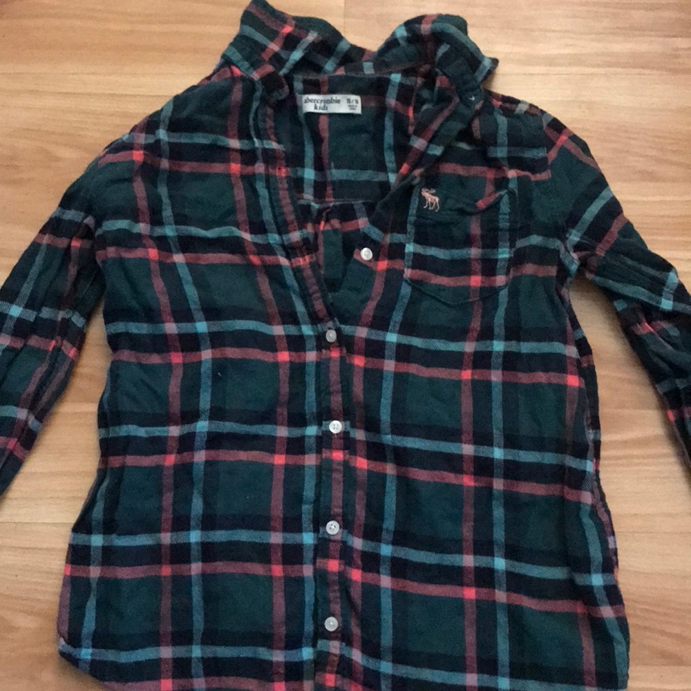 Abercrombie kids flannel.